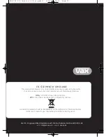 Предварительный просмотр 12 страницы Vax V-020U Instruction Manual