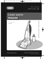 Vax V-028U Instruction Manual предпросмотр