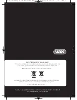 Предварительный просмотр 8 страницы Vax V-031B Series Instruction Manual