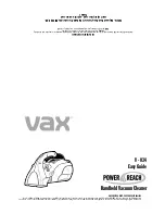 Предварительный просмотр 6 страницы Vax V - 034 Easy Manual