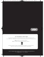 Предварительный просмотр 8 страницы Vax V-084B Series Instruction Manual