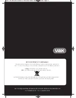 Предварительный просмотр 12 страницы Vax V-112AA Instruction Manual