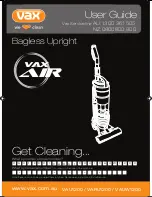 Vax VARU1200 User Manual preview