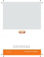 Preview for 16 page of Vax VCAPH1500 User Manual