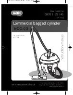 Предварительный просмотр 1 страницы Vax VCC-03 Instruction Manual