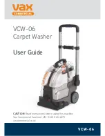 Preview for 1 page of Vax VCW-06 User Manual