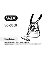 Vax VO-3000 Easy Manual предпросмотр