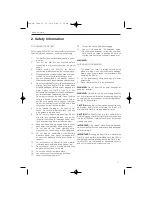 Предварительный просмотр 3 страницы Vax VO-7000 Instruction Manual