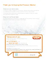 Предварительный просмотр 4 страницы Vax VPW2B Seies Manual