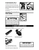 Preview for 9 page of Vax vrs101 Instruction Manual