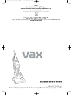 Предварительный просмотр 8 страницы Vax VS-19TS Easy Manual