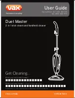 Preview for 1 page of Vax VSTDUET1600 User Manual