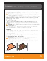 Предварительный просмотр 9 страницы Vax VSTM1500 User Manual