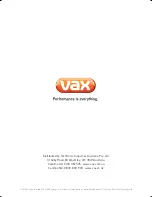 Предварительный просмотр 16 страницы Vax VX24 Instructions For Use Manual