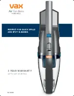 Предварительный просмотр 1 страницы Vax VX32SK User Manual