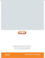 Предварительный просмотр 16 страницы Vax VX37 User Manual