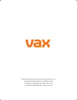 Предварительный просмотр 16 страницы Vax VX48 User Manual