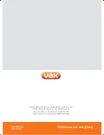 Preview for 16 page of Vax VX6 User Manual