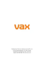 Preview for 13 page of Vax VX60 Manual