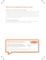 Предварительный просмотр 6 страницы Vax VX69 Get Started