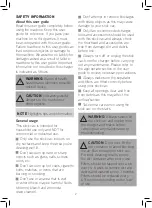 Preview for 2 page of Vax VX82 User Manual