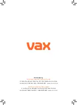 Preview for 16 page of Vax VX82 User Manual