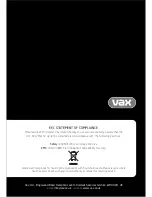 Preview for 12 page of Vax VZL-6012 Instruction Manual