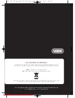 Предварительный просмотр 12 страницы Vax VZL-7062 Instruction Manual