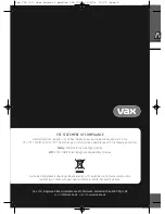 Предварительный просмотр 8 страницы Vax VZL-7071 SERIES Instruction Manual