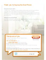 Предварительный просмотр 4 страницы Vax W85-DP-E series User Manual