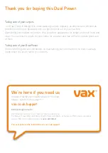 Предварительный просмотр 4 страницы Vax W86-DP-B Let'S Get Started