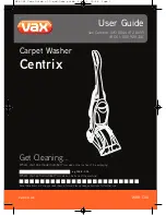 Предварительный просмотр 1 страницы Vax W88-CX4 Centrix User Manual