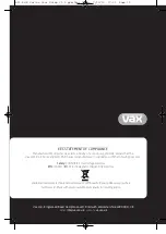 Preview for 12 page of Vax W90-RS-S Series Instruction Manual