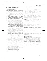 Предварительный просмотр 3 страницы Vax X-003 Instruction Manual