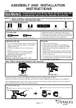 Vaxcel Lambda T0625 Assembly And Installation Instructions Manual preview