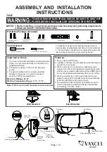 Preview for 1 page of Vaxcel Lambda T0627 Assembly And Installation Instructions