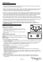 Preview for 2 page of Vaxcel Lambda T0627 Assembly And Installation Instructions