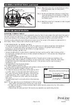 Предварительный просмотр 4 страницы Vaxcel ProLine T0435 Assembly And Installation Instructions Manual