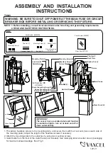 Preview for 1 page of Vaxcel T0040 Assembly And Installation Instructions