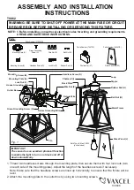 Preview for 1 page of Vaxcel T0062 Assembly And Installation Instructions