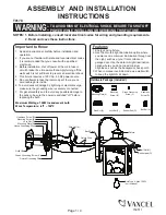 Vaxcel T0178 Assembly And Installation Instructions preview