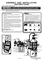 Preview for 1 page of Vaxcel T0193 Assembly And Installation Instructions