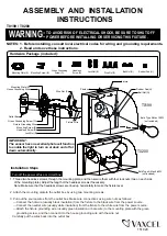 Vaxcel T0199 Assembly And Installation Instructions preview