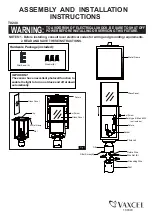 Vaxcel T0240 Assembly And Installation Instructions preview