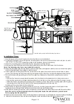 Preview for 2 page of Vaxcel T0246 Assembly And Installation Instructions