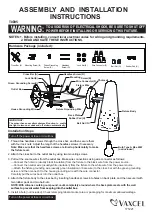 Vaxcel T0395 Assembly And Installation Instructions preview