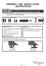 Vaxcel T0414 Assembly And Installation Instructions предпросмотр