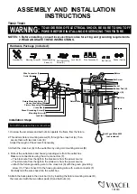 Vaxcel T0442 Assembly And Installation Instructions preview