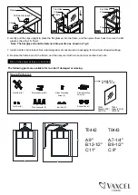 Предварительный просмотр 2 страницы Vaxcel T0442 Assembly And Installation Instructions