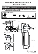 Предварительный просмотр 1 страницы Vaxcel T0496 Assembly And Installation Instructions